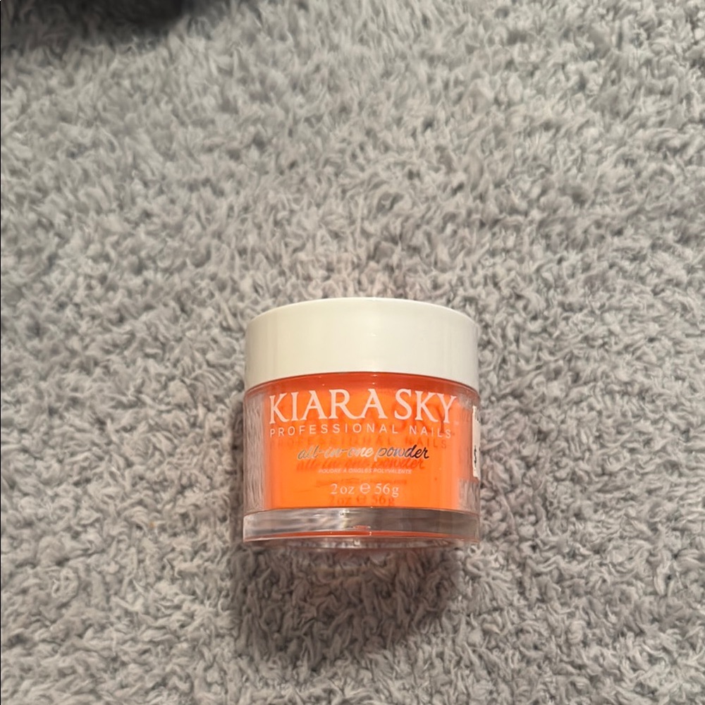 Kiara Sky Vibrant Orange Nail Powder